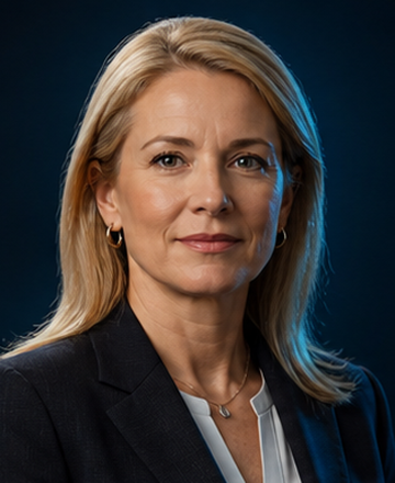 Portrait-style image representing Elena Kovacs