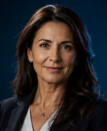 Portrait-style image representing Maya Serrano